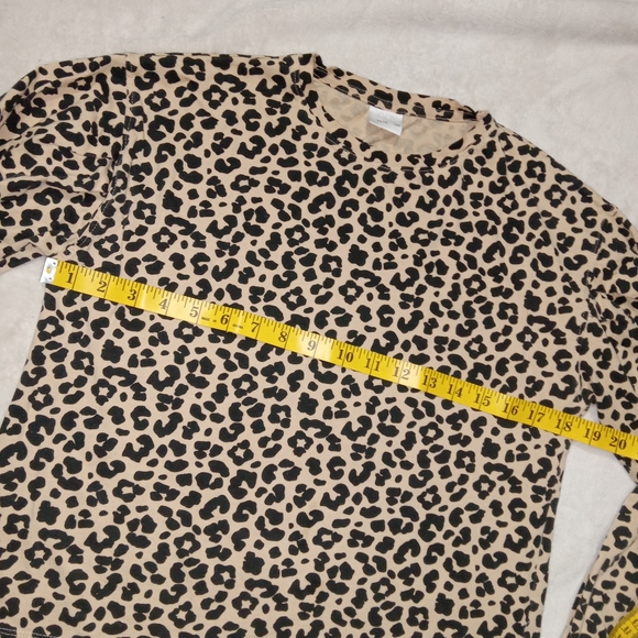 5 for $10 Zara Girls Tan & Black Leopard Print L/S Top size 13-14 - Picture 5 of 8